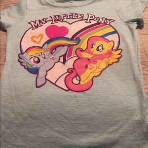 My little pony hoodie and T-shirt size 6X